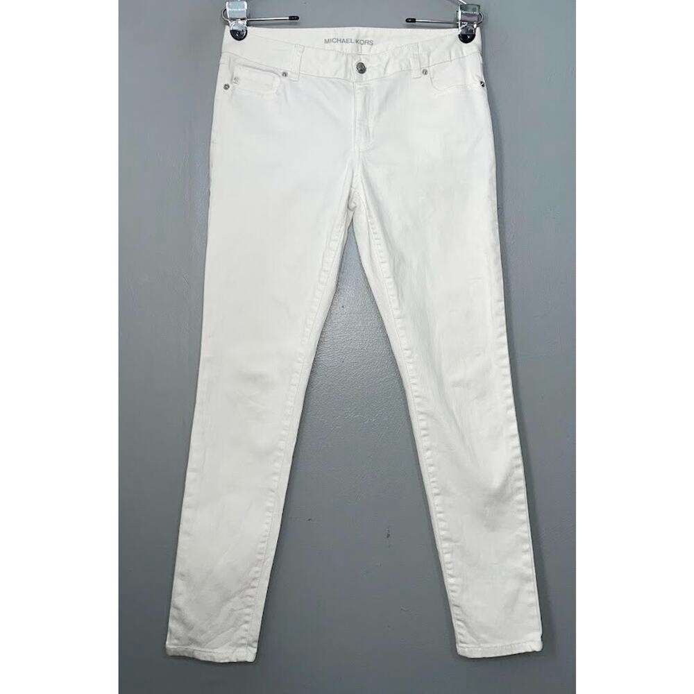 Michael Kors Women's Crisp White Skinny Jeans